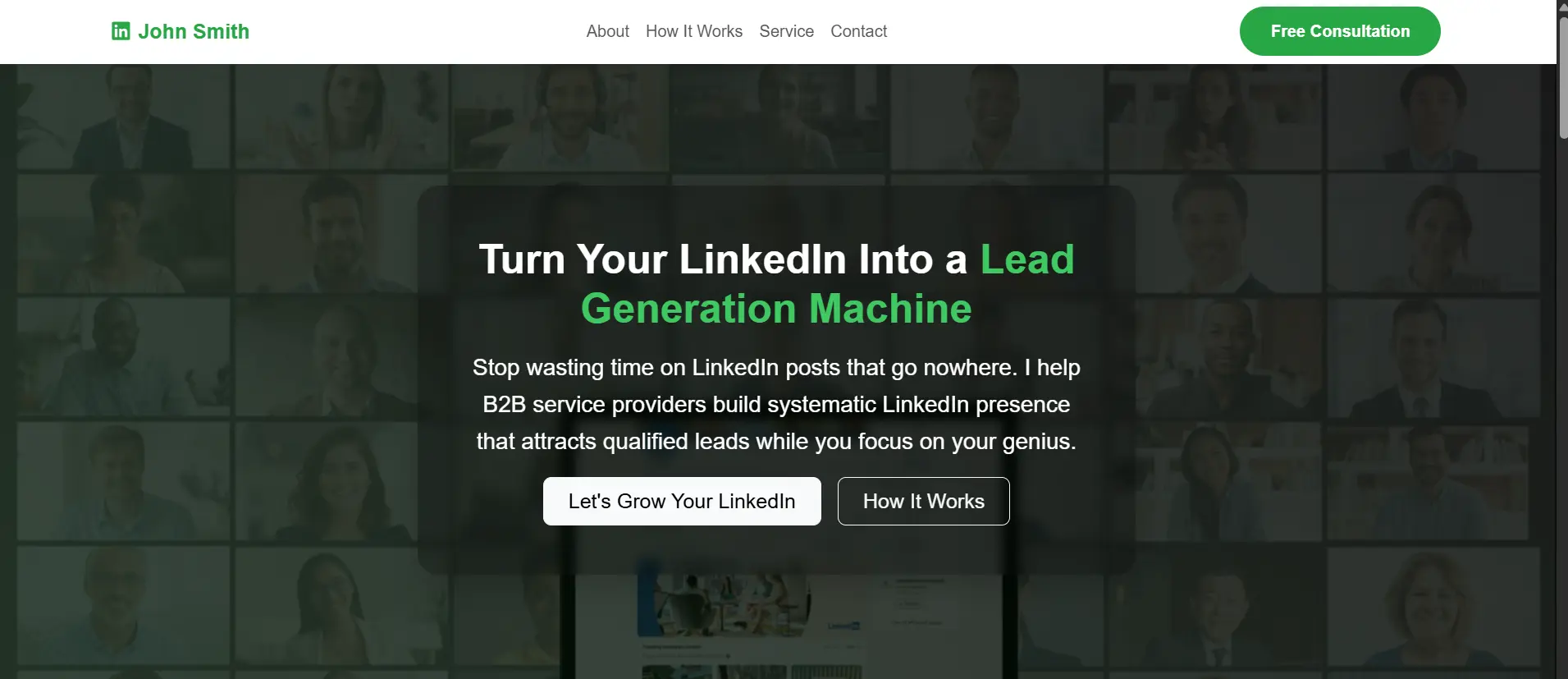 Business Growth Platform - Strategic website with optimized lead capture forms
